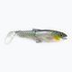 Savage Gear Cannibal Craft Paddletail green-silver rubber bait 71821