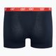 Men's CR7 Basic Trunk boxer shorts 3 pairs grey melange/red/navy 9
