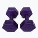 Meteor bitumen dumbbells 2 x 2 kg purple 30166 3