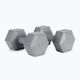 Meteor bitumen dumbbells 2 x 5 kg grey 30169