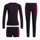 Women's thermal underwear Viking Etna black/pink 500/21/3090 6