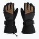 Women's ski gloves Viking Eltoro black and beige 161/24/4244 3