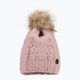 Women's winter cap with chimney Horsenjoy Mirella pink 2120501 2