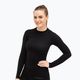 Ladies' thermal T-shirt Brubeck Active Wool 9947 black LS12810