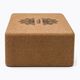 Spokey Nidra brown cork yoga cube 926634 2