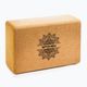 Spokey Nidra brown cork yoga cube 926634 7