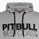 Men's sweatshirt Pitbull West Coast Hooded French Terry TNT grey/melange 3