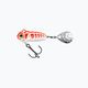 SpinMad Crazy Bug Tail spinning lure white and red 2412