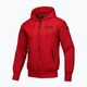 Men's Pitbull West Coast Athletic Hooded Nylon jacket red 6