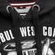 Men's sweatshirt Pitbull West Coast Hooded Oldschool Razor charcoal melange 4