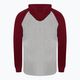 Men's sweatshirt Pitbull West Coast Hooded Small Logo grey/burgundy 8