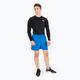 Men's training shorts Pitbull West Coast Performance Small Logo blue 9