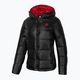 Women's down jacket Pitbull West Coast Shine Quilted Hooded black 4