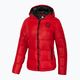 Women's down jacket Pitbull West Coast Shine Quilted Hooded red 4