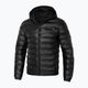 Pitbull West Coast men's winter jacket Deerfoot Hooded Padded black