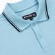 Men's Pitbull West Coast Polo Shirt Pique Stripes Regular light blue 6