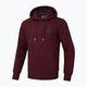 Men's Pitbull Small Logo Hooded sweatshirt burgundy