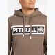 Men's Pitbull Sherwood Hooded sweatshirt brown 4