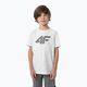 Children's T-shirt 4F white HJZ22-JTSM002