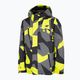 Children's ski jacket 4F black and yellow HJZ22-JKUMN002 3