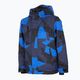 Children's ski jacket 4F black-blue HJZ22-JKUMN002 3