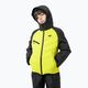 Children's ski jacket 4F black-green HJZ22-JKUMN003