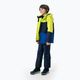 Children's ski jacket 4F green-blue HJZ22-JKUMN004 2