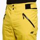 Men's ski trousers 4F yellow H4Z22-SPMN006 5