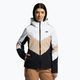 Women's ski jacket 4F beige H4Z22-KUDN008