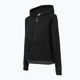 Women's 4F fleece sweatshirt black H4Z22-PLD013 2