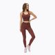 Women's seamless training leggings STRONG POINT Shape & Comfort Push Up brown 1119 2