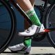 Luxa Asymmetric cycling socks green LUHE19SAMGS 5