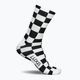 Luxa Squares cycling socks black and white LUHE21SSQS