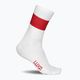 Luxa Flag white and red cycling socks LAM21SPFS