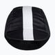 Luxa Classic Stripe black and white under-helmet cycling cap LULOCKCSB 4