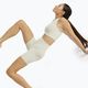 Women's yoga shorts Joy in me Ribbed buttercream 8