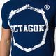 Octagon Logo Smash blue men's t-shirt 4