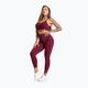 Women's training leggings Gym Glamour Push Up 2.0 merlot 2