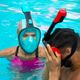 Full face mask for snorkelling AQUASTIC blue SMA-01SN 10