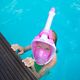 Children's full face mask for snorkelling AQUASTIC pink SMK-01R 7