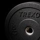 TREXO Olympic bumper weights black TRX-BMP015 15 kg 5