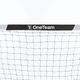 OneTeam One football goal 300 x 200 cm galvanized steel white/black 5