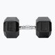 TREXO Hex 17.5 kg rubberised dumbbell 7