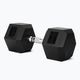 TREXO Hex 22.5 kg rubberised dumbbell