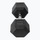 TREXO Hex 22.5 kg rubberised dumbbell 3