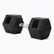 TREXO Hex 27.5 kg rubberised dumbbell