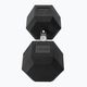 TREXO Hex 27.5 kg rubberised dumbbell 3