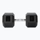 TREXO Hex 27.5 kg rubberised dumbbell 4