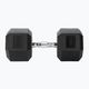 TREXO Hex 30 kg rubberised dumbbell 4