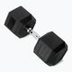 TREXO Hex 32.5 kg rubberised dumbbell 2